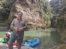 Rafting in Colombia.