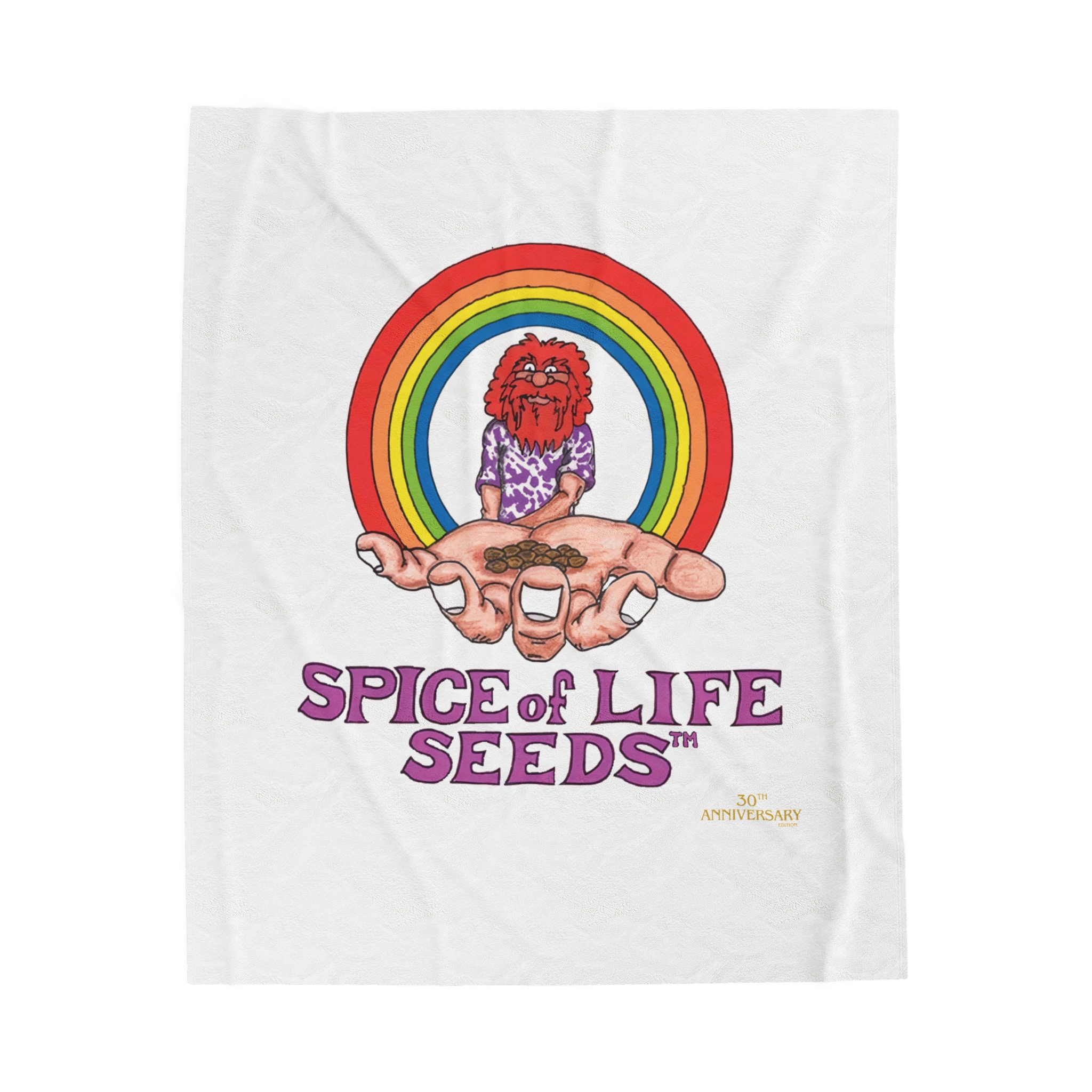 30th Anniversary Edition Spice of Life™ Velveteen Plush Blanket